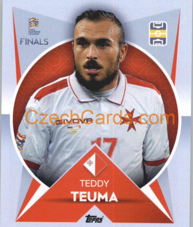 Teddy Teuma 2022/23 Topps Nations League #128
