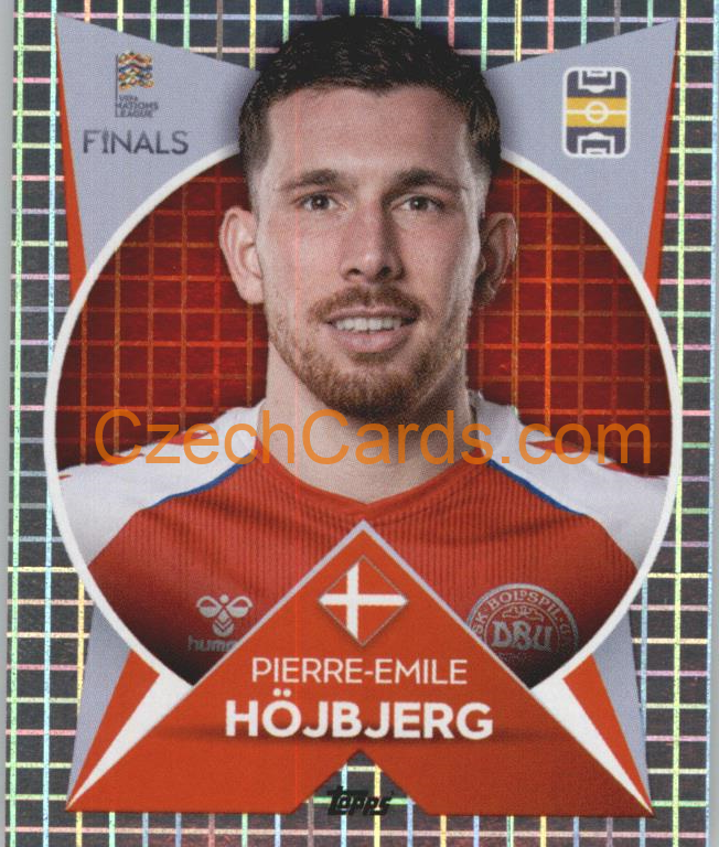 Pierre-Emile Höjbjerg 2022/23 Topps Nations League foil #133