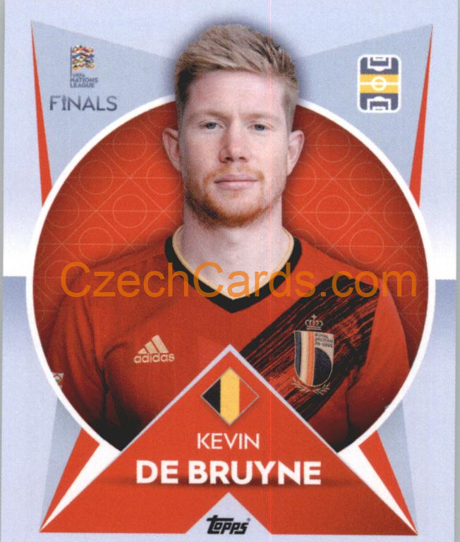 Kevin De Bruyne 2022/23 Topps Nations League #134