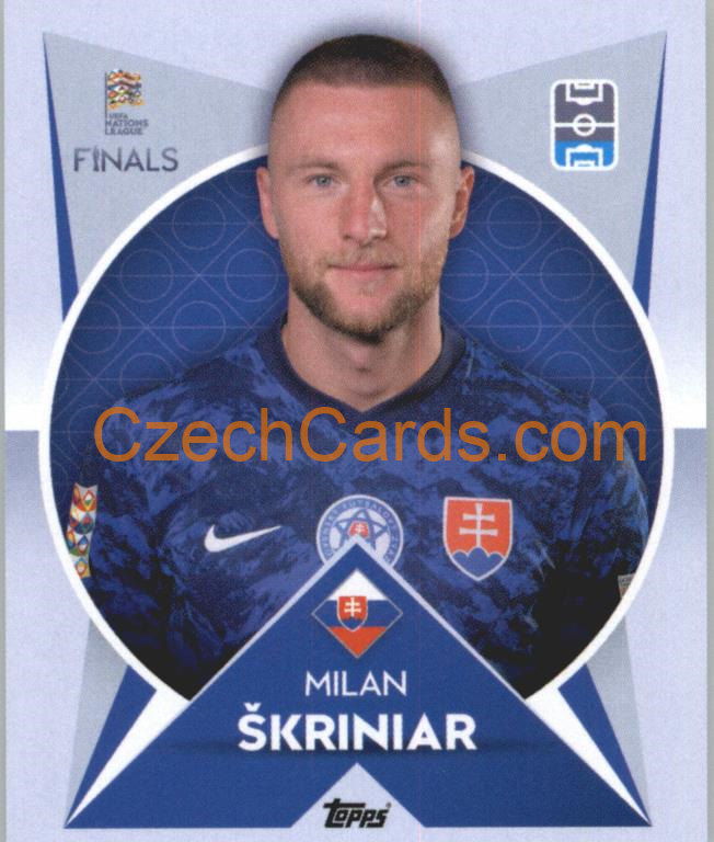 Milan Škriniar 2022/23 Topps Nations League #148