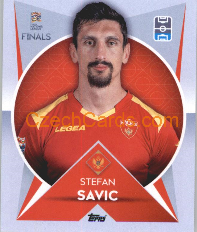 Stefan Savic 2022/23 Topps Nations League #157