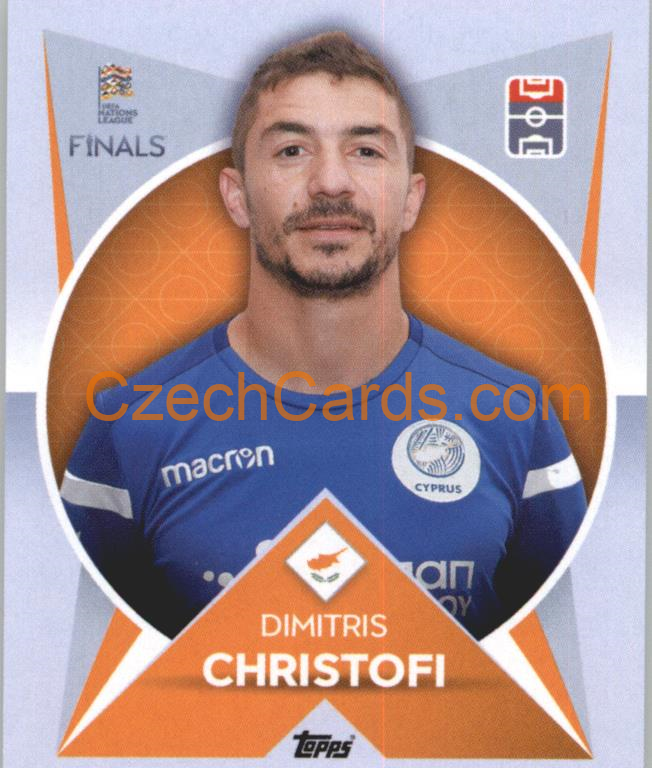 Dimitris Christofi 2022/23 Topps Nations League #164