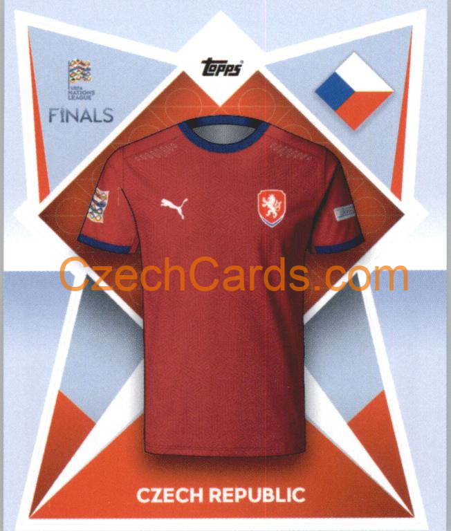 Czech Republic Kits 2022/23 Topps Nations League #182