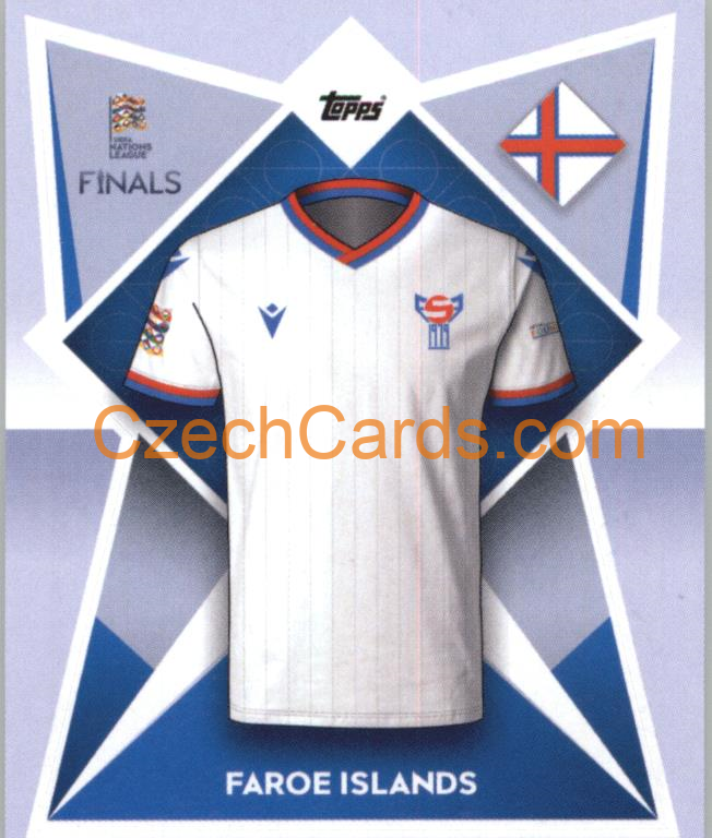 Faroe Islands Kits 2022/23 Topps Nations League #186