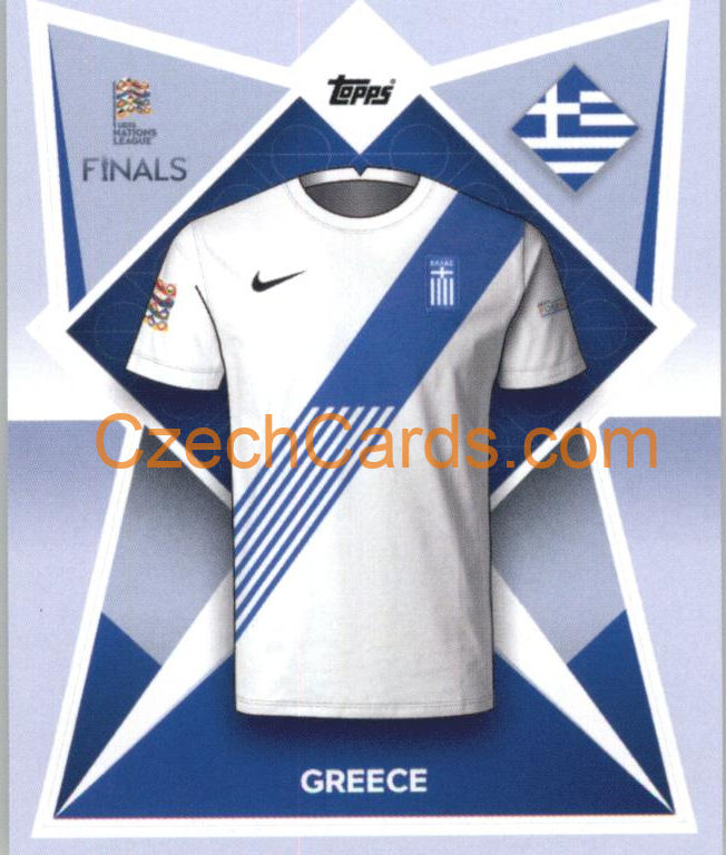 Greece Kits 2022/23 Topps Nations League #192