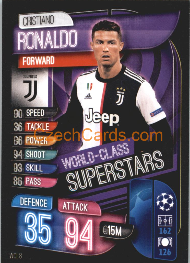 Cristiano Ronaldo 2019/20 Topps Match Attax WC Superstar #WCI 8