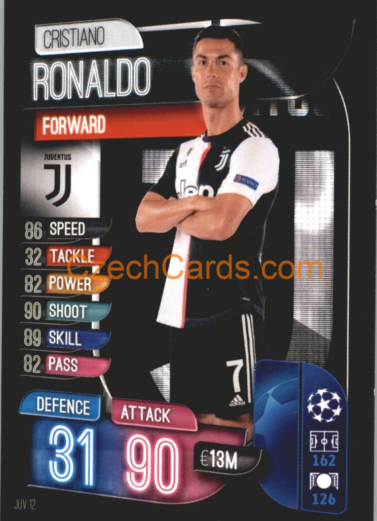 Cristiano Ronaldo 2019/20 Topps Match Attax #JUV 12