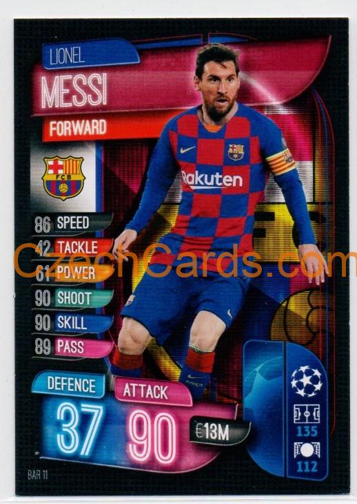 Lionel Messi 2019/20 Topps Match Attax #BAR 11
