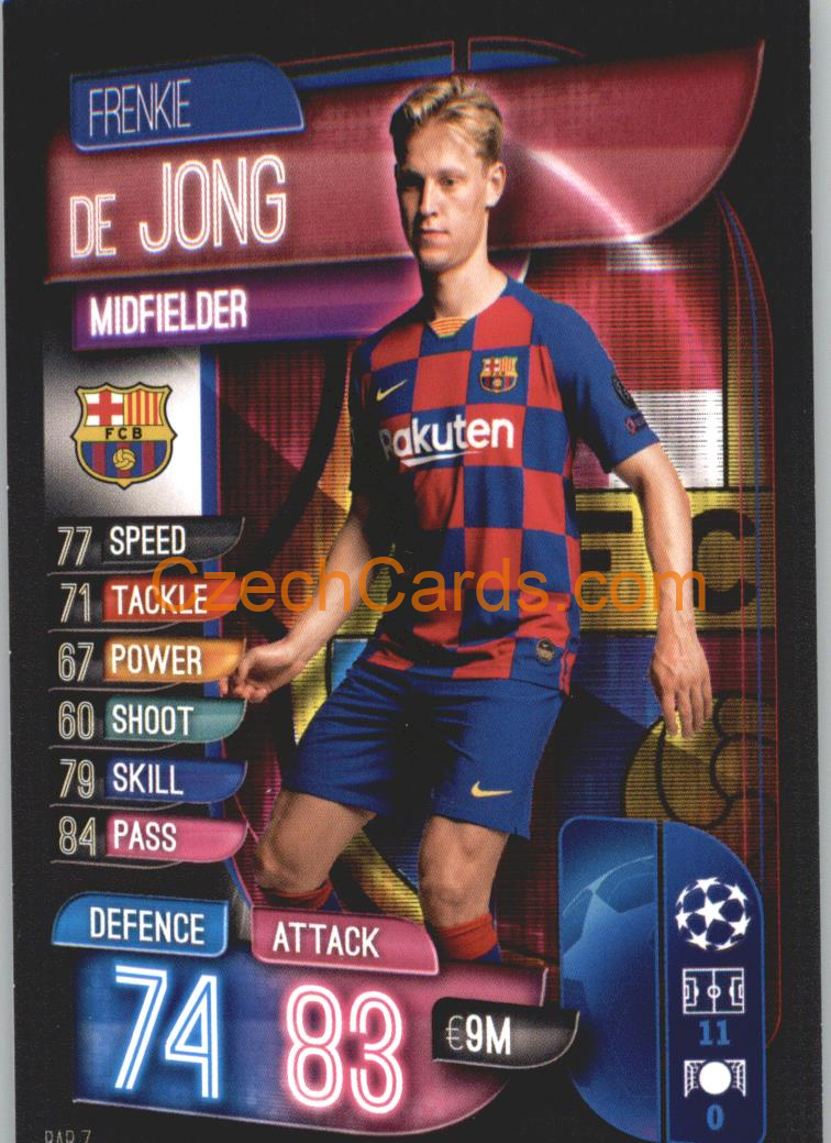 Frenkie de Jong 2019/20 Topps Match Attax #BAR 7