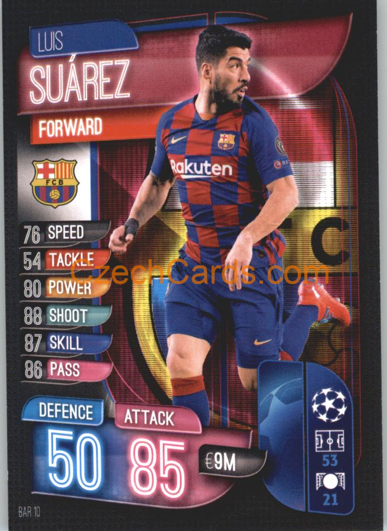 Luis Suárez 2019/20 Topps Match Attax #BAR 10