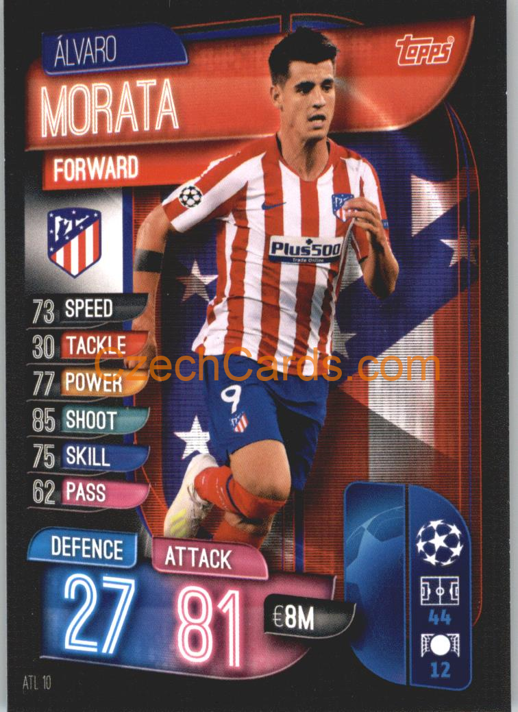 Alvaro Morata 2019/20 Topps Match Attax #ATL 10
