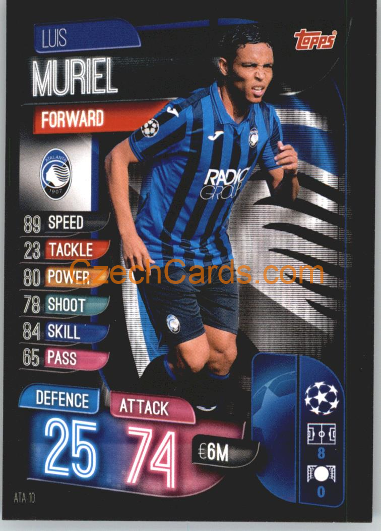 Luis Muriel 2019/20 Topps Match Attax #ATA 10