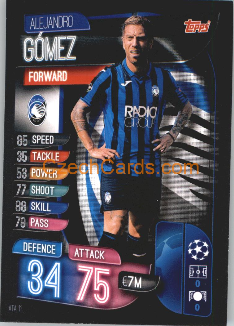 Alejandro Gómez 2019/20 Topps Match Attax #ATA 11
