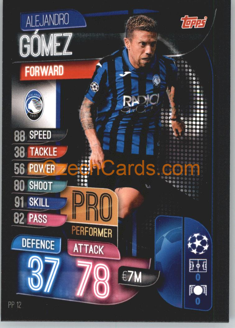 Alejandro Gómez 2019/20 Topps Match Attax Pro Performer #PP 12 