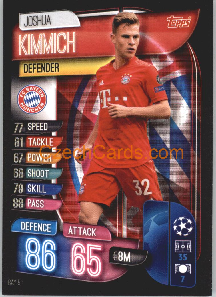 Joshua Kimmich 2019/20 Topps Match Attax #BAY 5