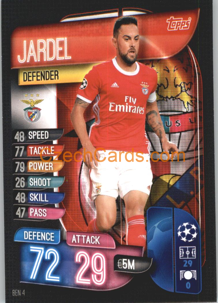 Jardel 2019/20 Topps Match Attax #BEN 4