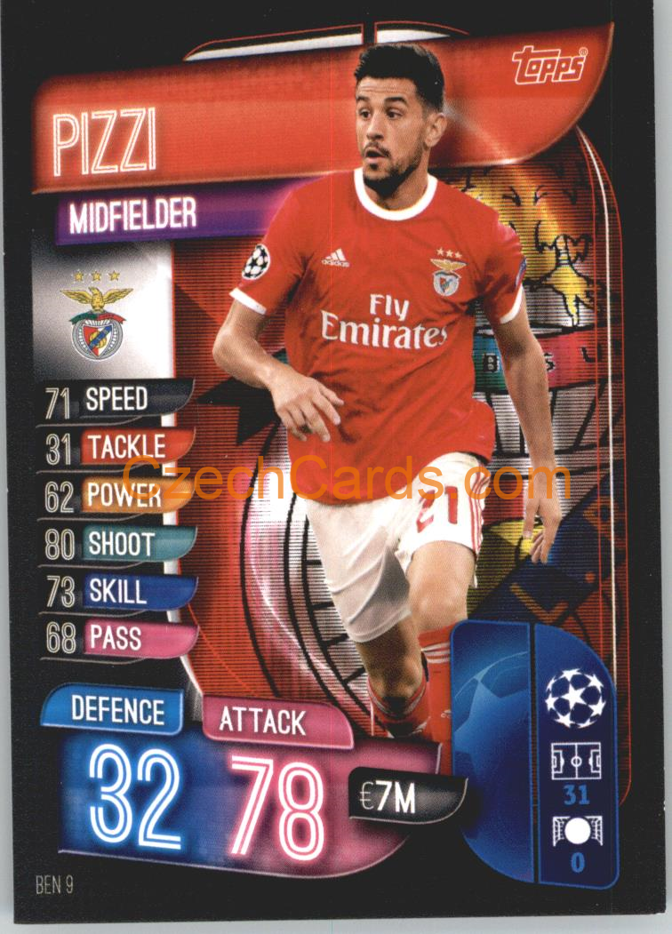 Pizzi 2019/20 Topps Match Attax #BEN 9