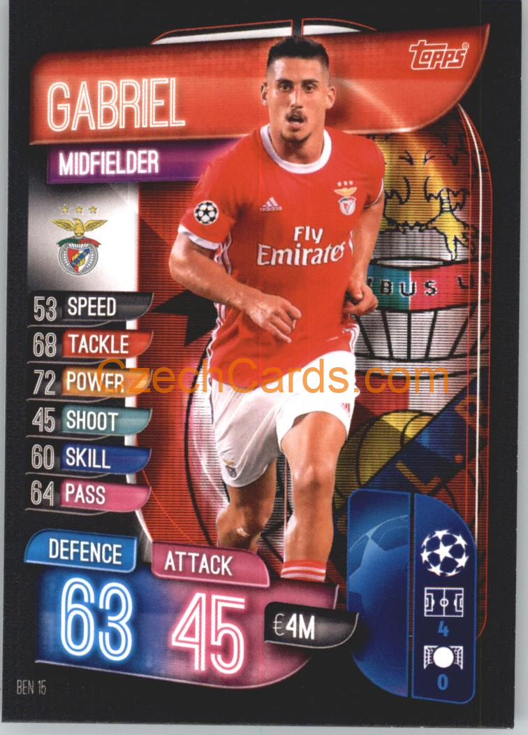 Gabriel 2019/20 Topps Match Attax #BEN 15