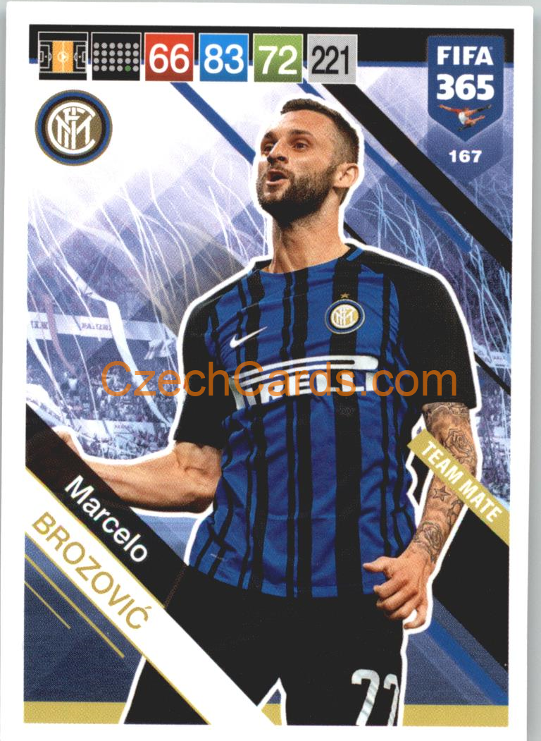 Marcelo Brozović 2019 Panini FIFA 365 #167