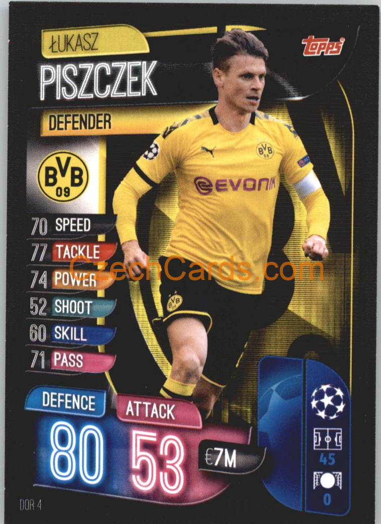 Lukasz Piszczek 2019/20 Topps Match Attax #DOR 4