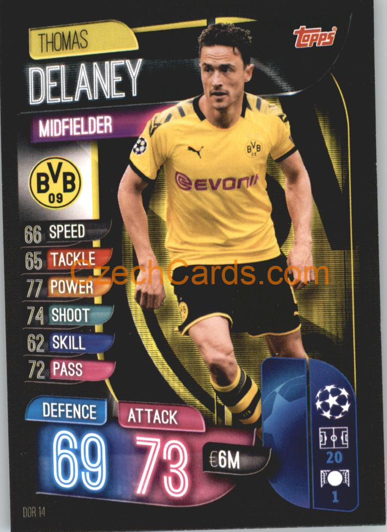 Thomas Delaney 2019/20 Topps Match Attax #DOR 14