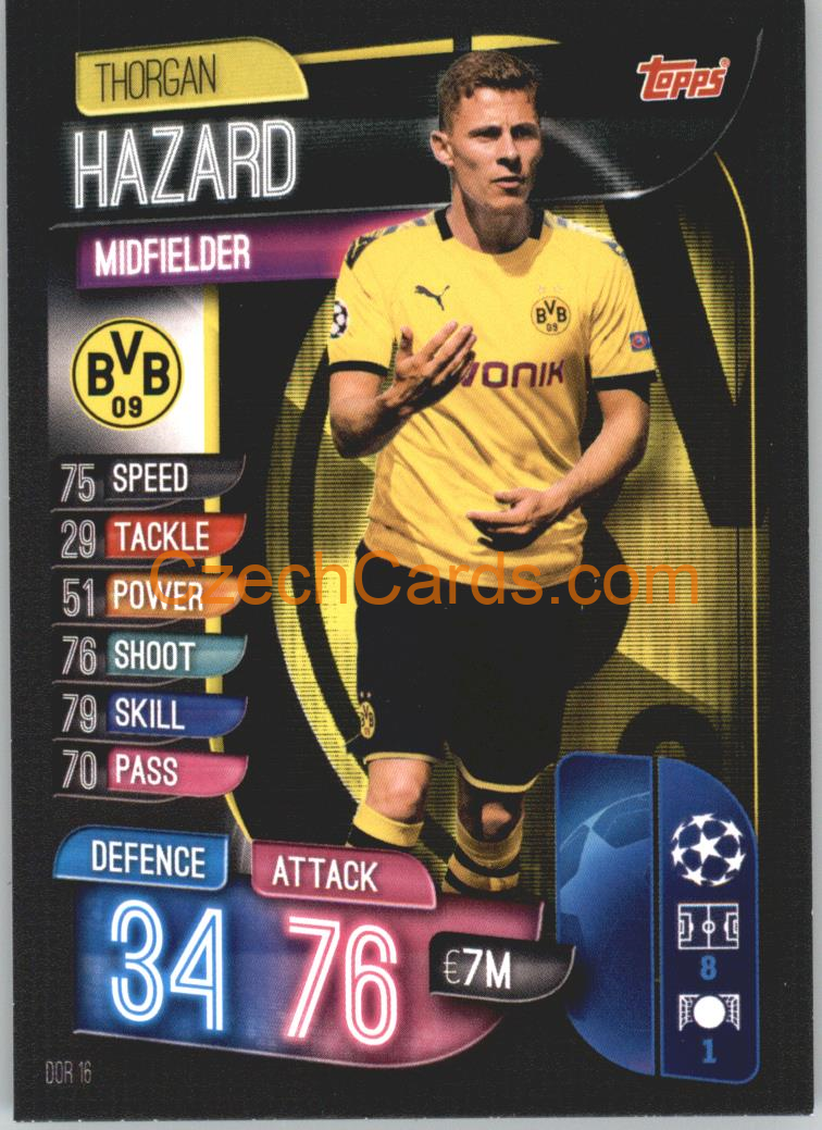 Thorgan Hazard 2019/20 Topps Match Attax #DOR 16
