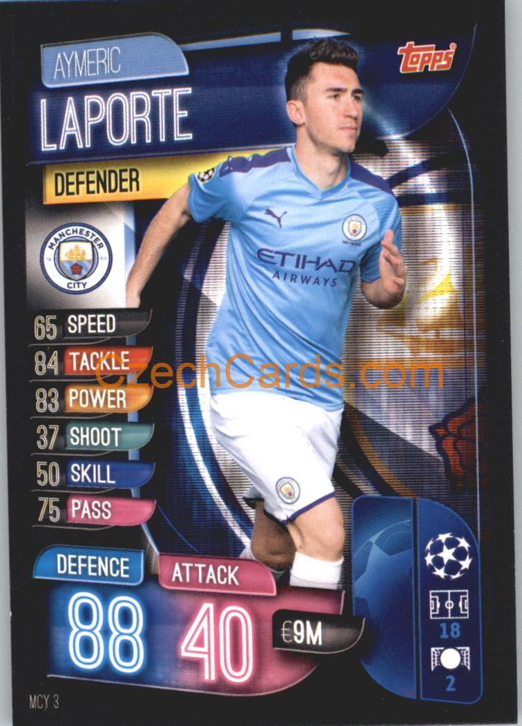 Aymeric Laporte 2019/20 Topps Match Attax #MCY 3