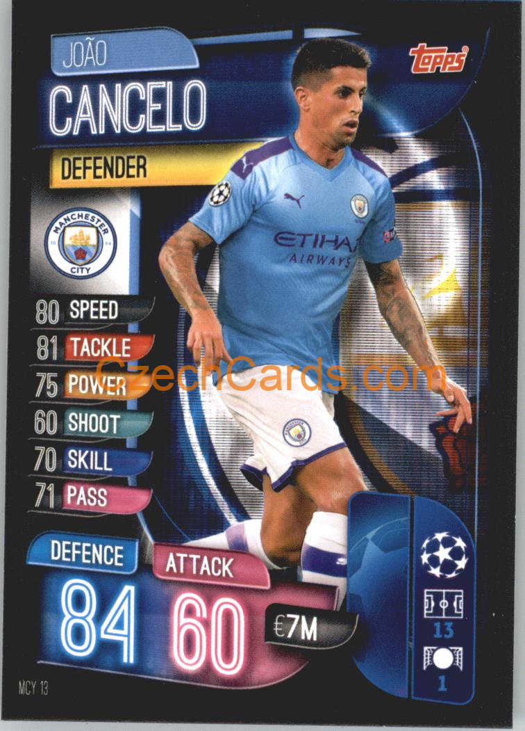 Joao Cancelo 2019/20 Topps Match Attax #MCY 13