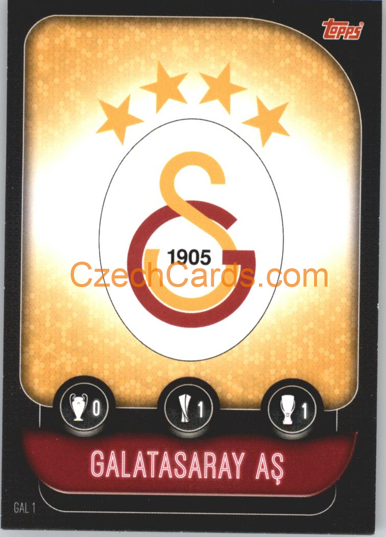 Galatasaray AS Club Badge 2019/20 Topps Match Attax #GAL 1