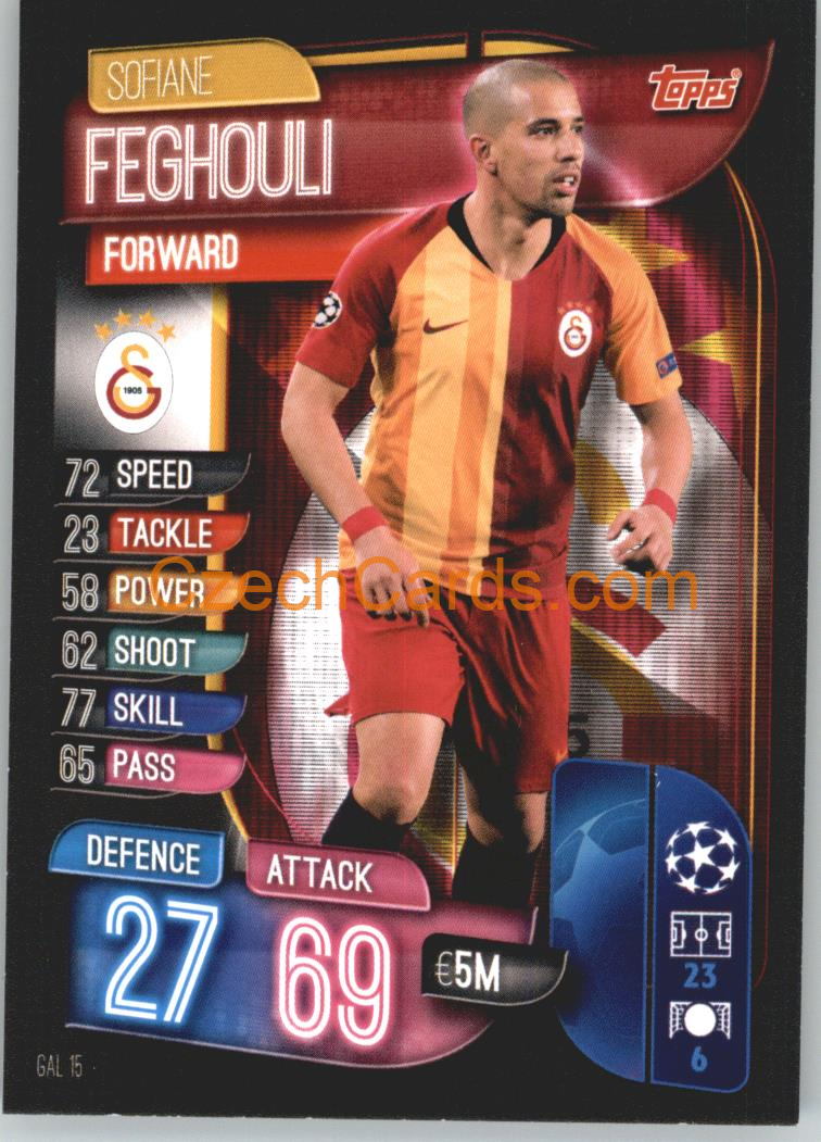 Sofiane Feghouli 2019/20 Topps Match Attax #GAL 15