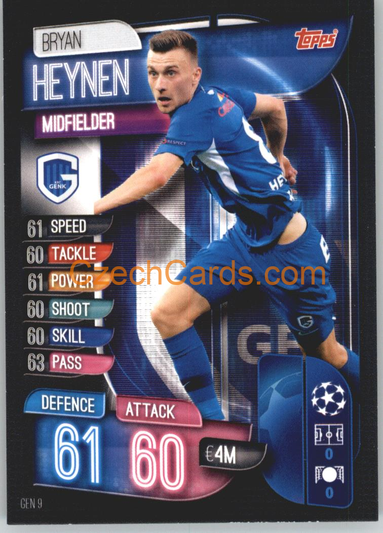 Bryan Heynen 2019/20 Topps Match Attax #GEN 9