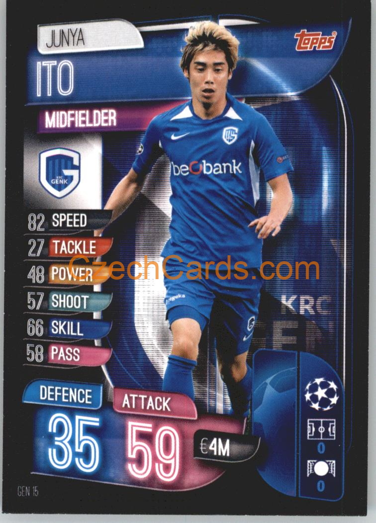 Junya Ito 2019/20 Topps Match Attax #GEN 15