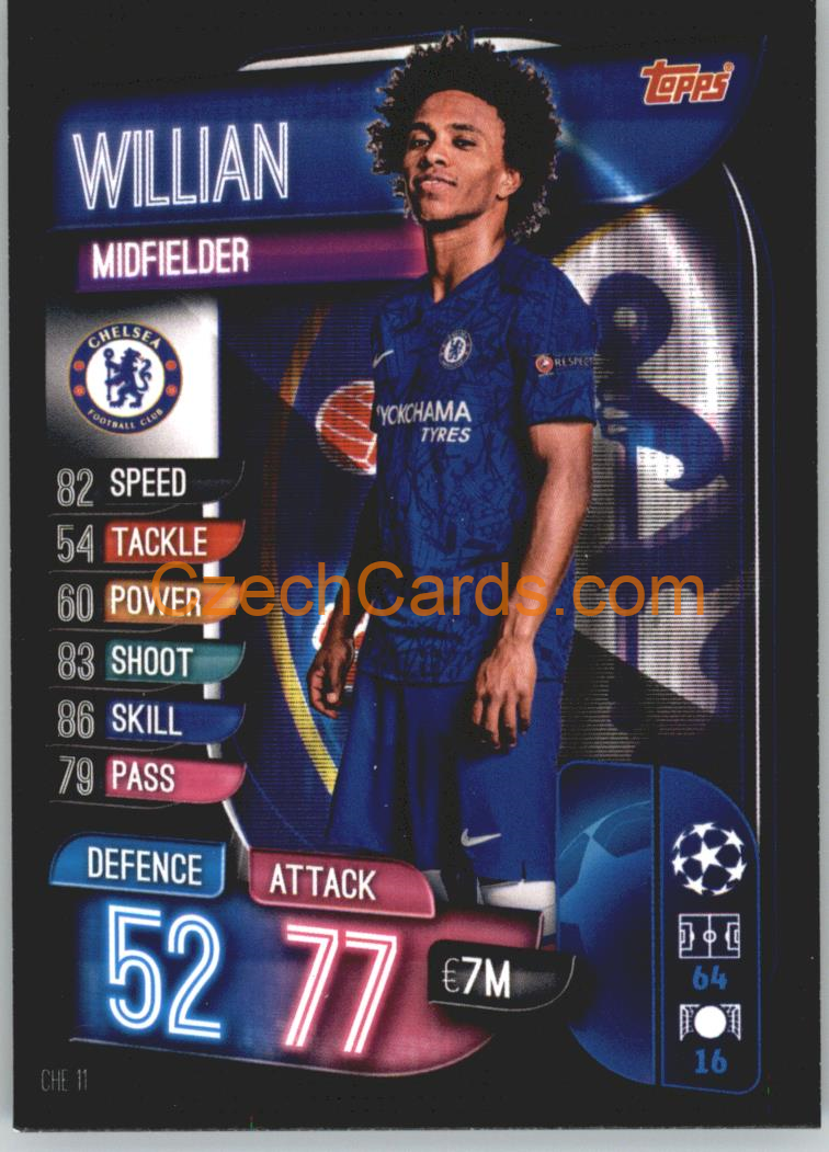 Willian 2019/20 Topps Match Attax #CHE 11