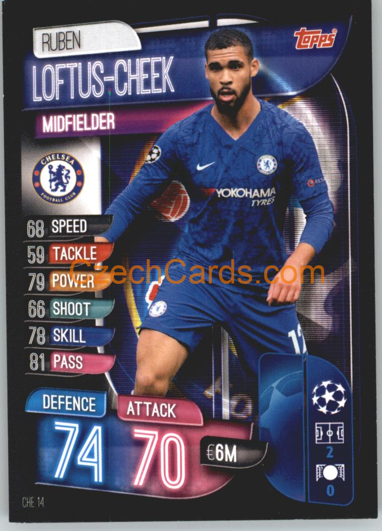 Ruben Loftus-Cheek 2019/20 Topps Match Attax #CHE 14