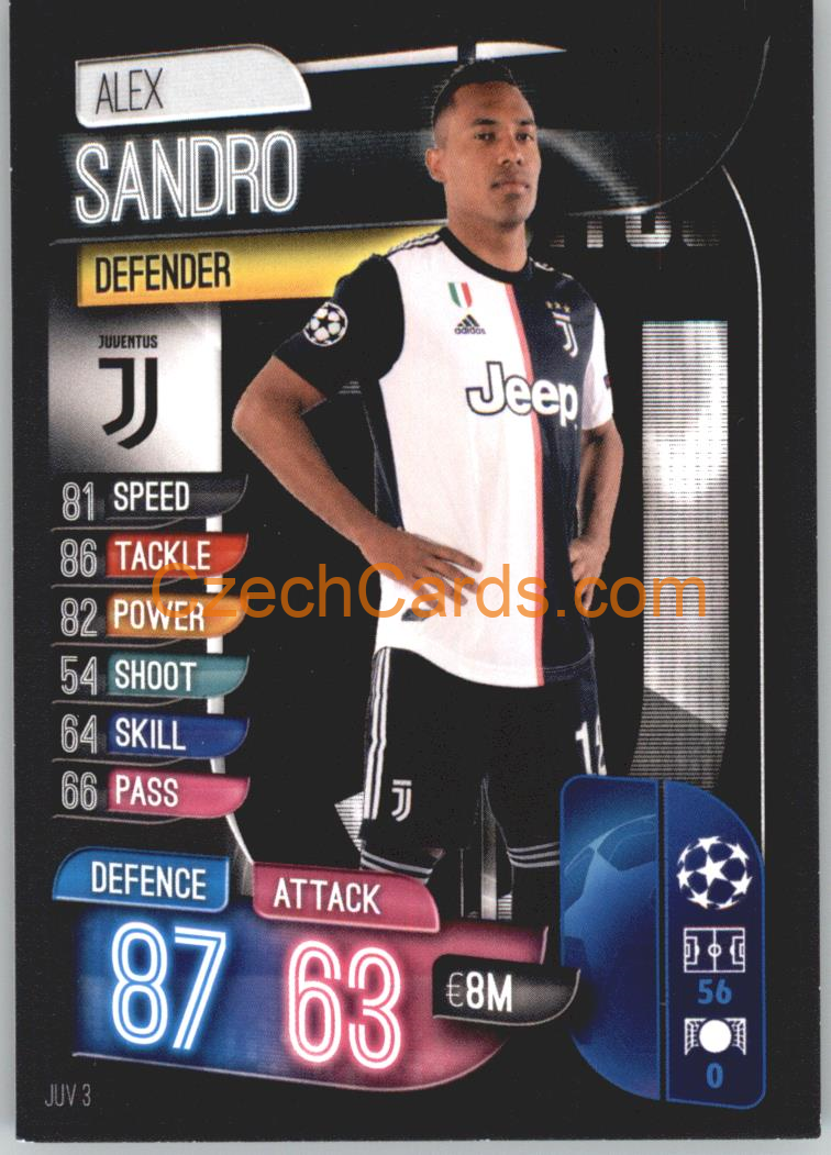Alex Sandro 2019/20 Topps Match Attax #JUV 3