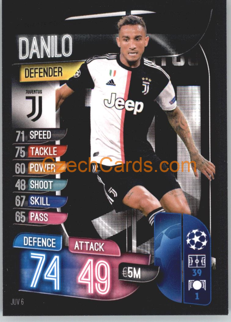 Danilo 2019/20 Topps Match Attax #JUV 6