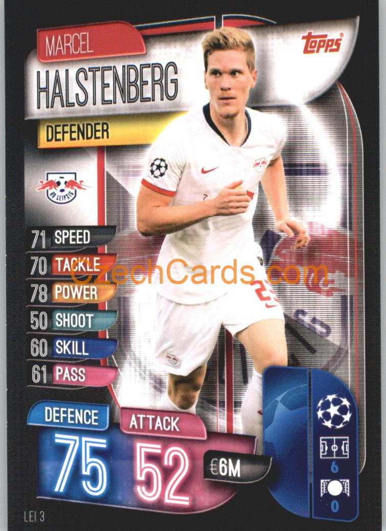 Marcel Halstenberg 2019/20 Topps Match Attax #LEI 3