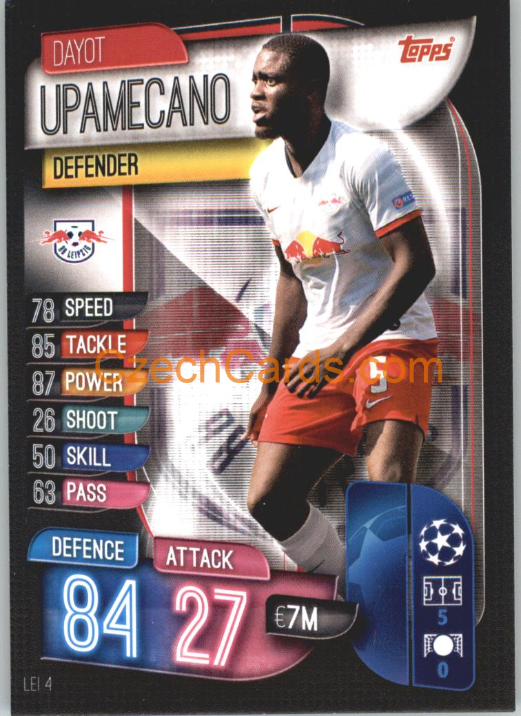 Dayot Upamecano 2019/20 Topps Match Attax #LEI 4
