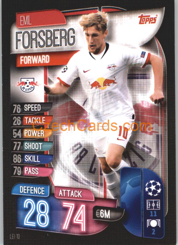 Emil Forsberg 2019/20 Topps Match Attax #LEI 10