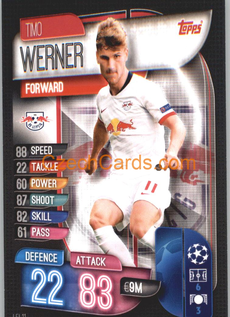 Timo Werner 2019/20 Topps Match Attax #LEI 11