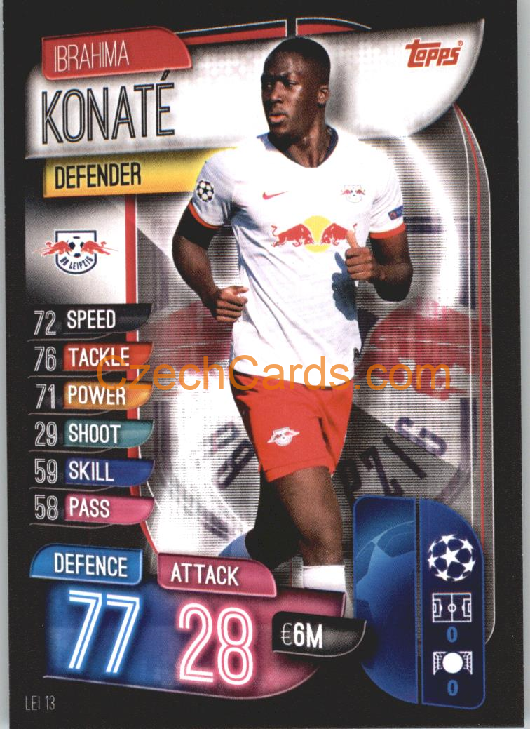 Ibrahima Konaté 2019/20 Topps Match Attax #LEI 13