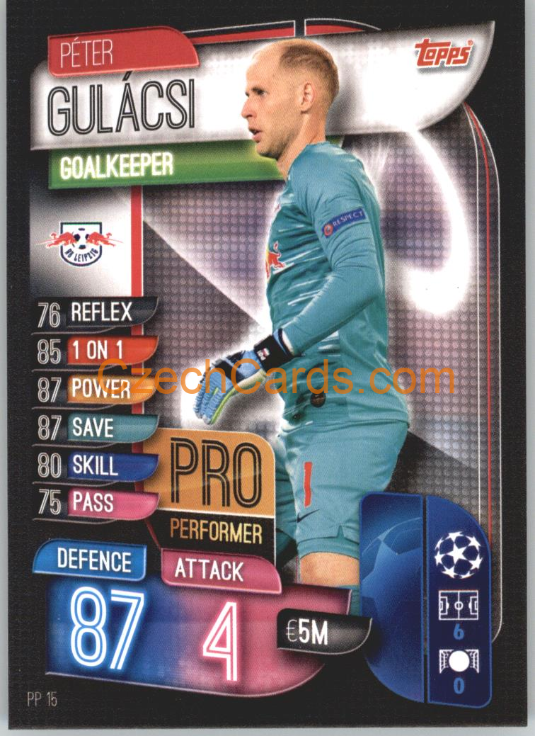 Peter Gulácsi 2019/20 Topps Match Attax Pro Performer #PP 15