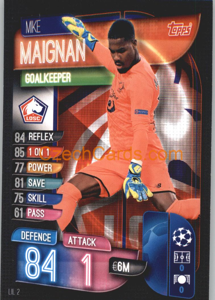 Mike Maignan 2019/20 Topps Match Attax #LIL 2