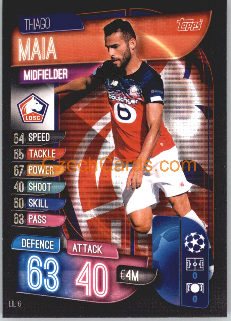 Thiago Maia 2019/20 Topps Match Attax #LIL 6