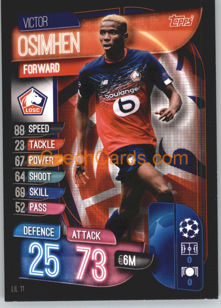 Victor Osimhen 2019/20 Topps Match Attax #LIL 11