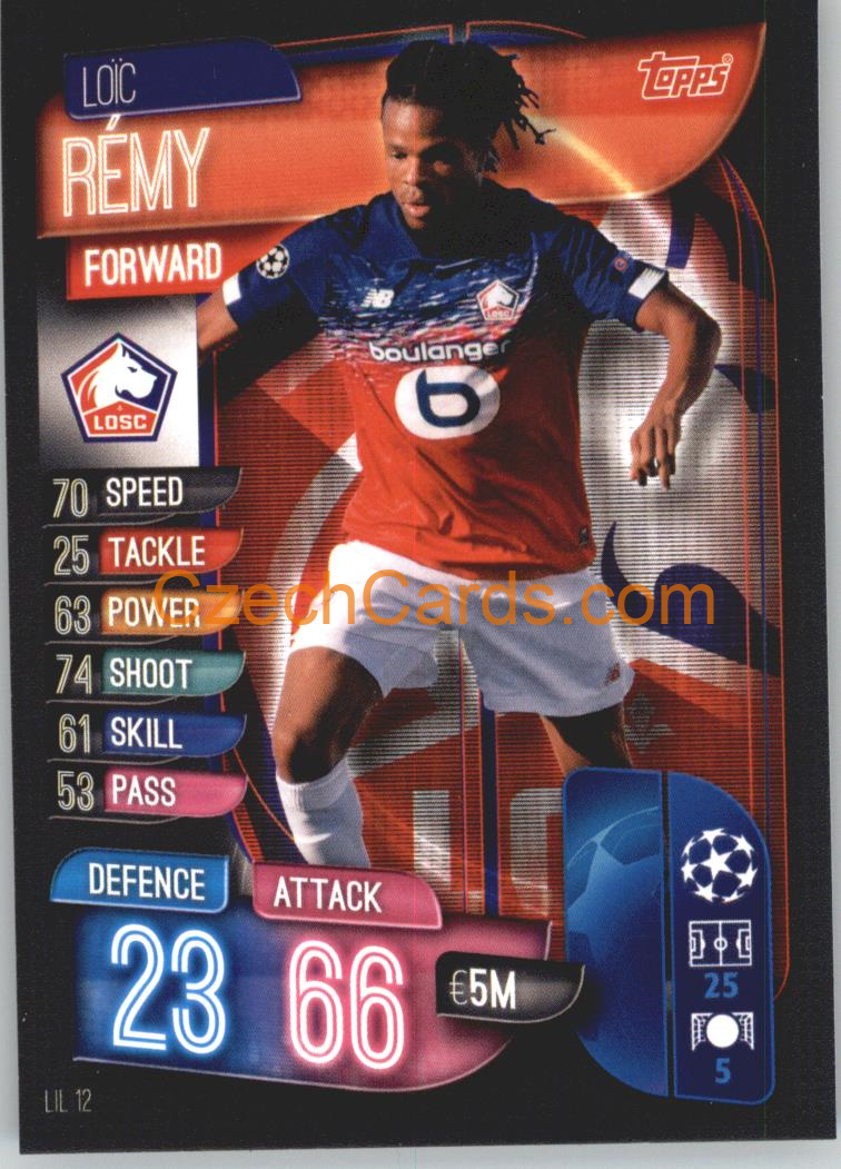 Loïc Rémy 2019/20 Topps Match Attax #LIL 12