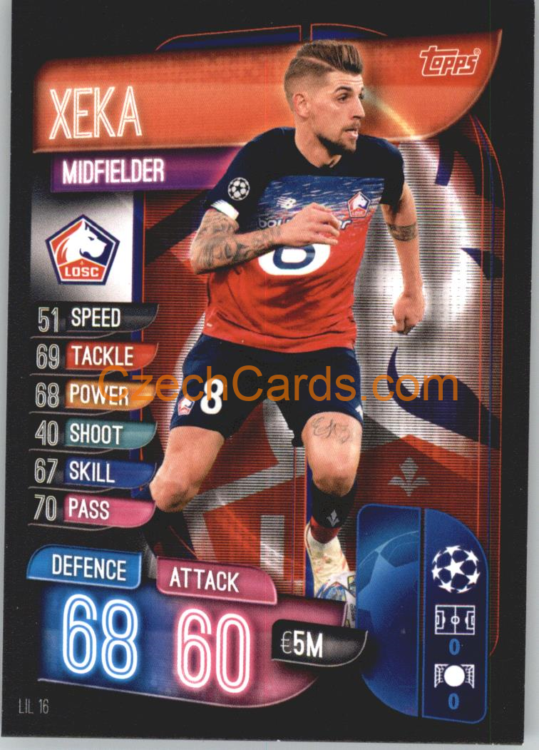 Xeka 2019/20 Topps Match Attax #LIL 16