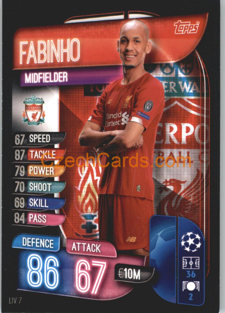 Fabinho 2019/20 Topps Match Attax #LIV 7