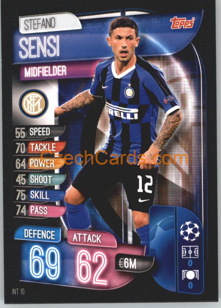 Stefano Sensi 2019/20 Topps Match Attax #INT 10