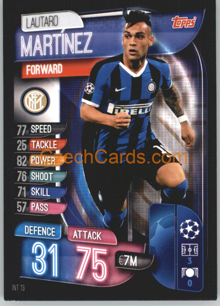 Lautaro Martínez 2019/20 Topps Match Attax #INT 13